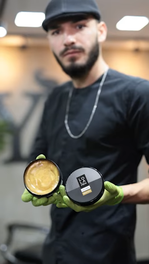 GOLD WAX | ווקס זהב לולה מן על בסיס מים לקיבוע קצוות השיער (200 מ"ל)