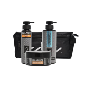 Lola Men Hair Products Kit | Enhanced Moisture for Hair and Beard | LOLA MAN