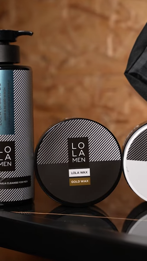מארז מוצרי שיער חברת לולה מן | ללחות מוגברת לשיער ולזקן | LOLA MAN