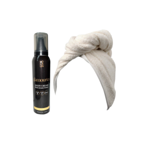 ערכה מיוחדת - מוס גוף ומגבת ראש