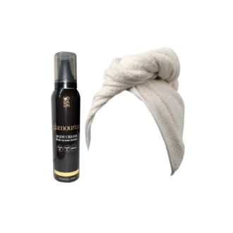 ערכה מיוחדת - מוס גוף ומגבת ראש