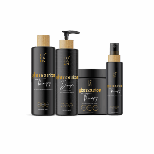 ערכה לשיער מתולתל ונפוח ממי אורז