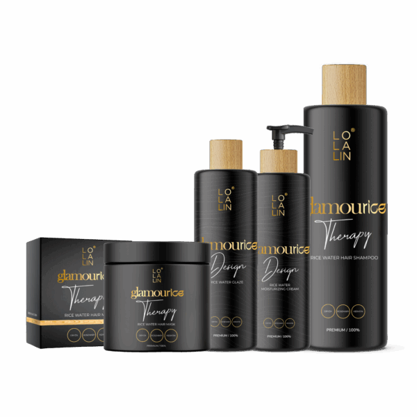 ערכה לשיער מתולתל ממי אורז