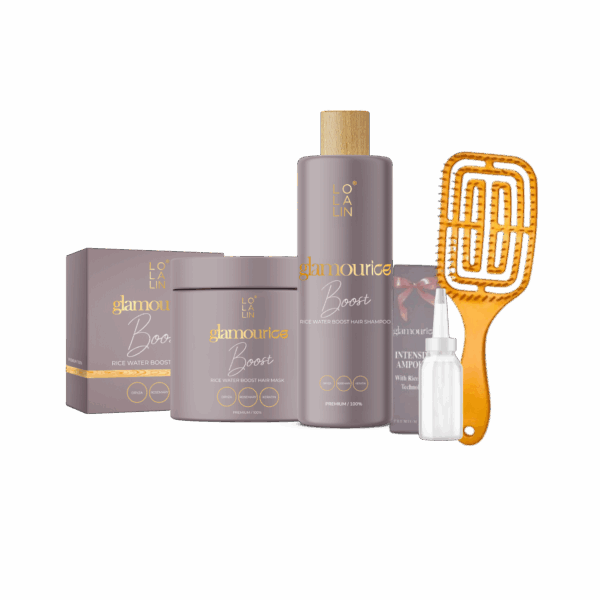 ערכה לשיער פגום ויבש ממי אורז