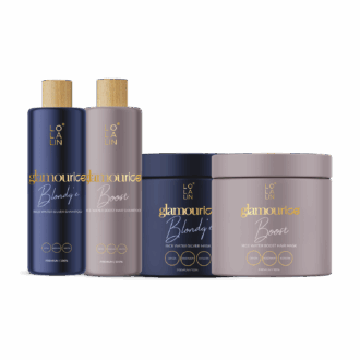 ערכה לשיקום שיער בלונדיני ופגום ממי אורז