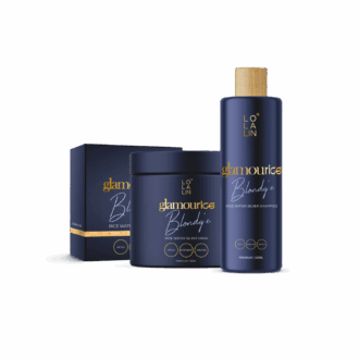 שמפו ומסכה סילבר מסדרת Blondg'e על בסיס מי אורז